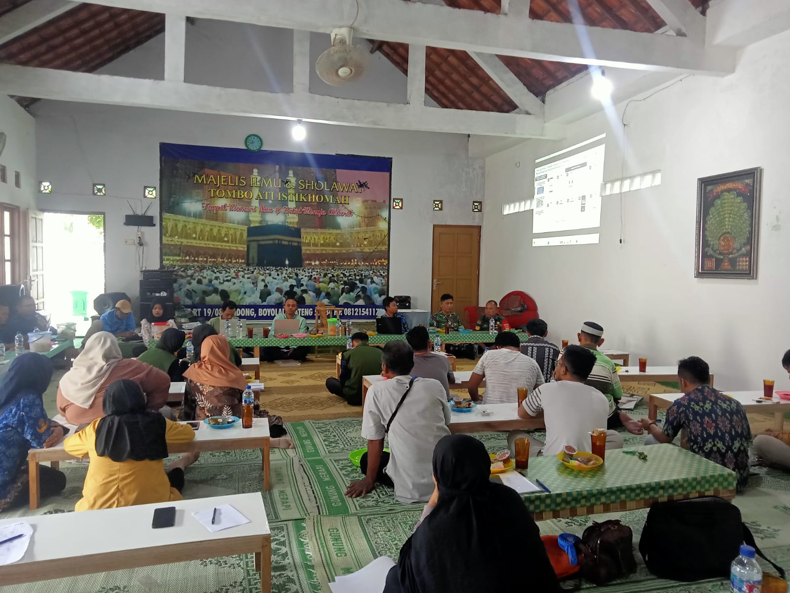 Babinsa Andong Hadiri Pembukaan Manasik Haji Di Gedung IPHI Andong