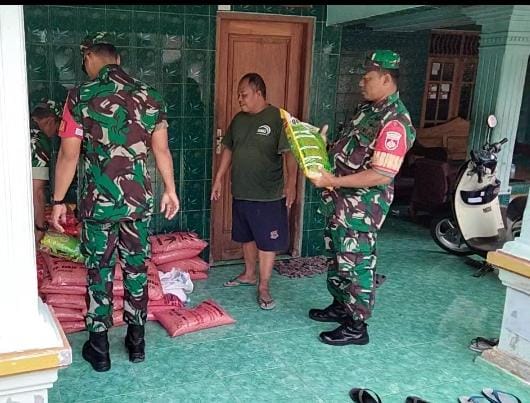 Babinsa Cek Ketersediaan Benih Padi, Pastikan Musim Tanam Mendatang Sukses