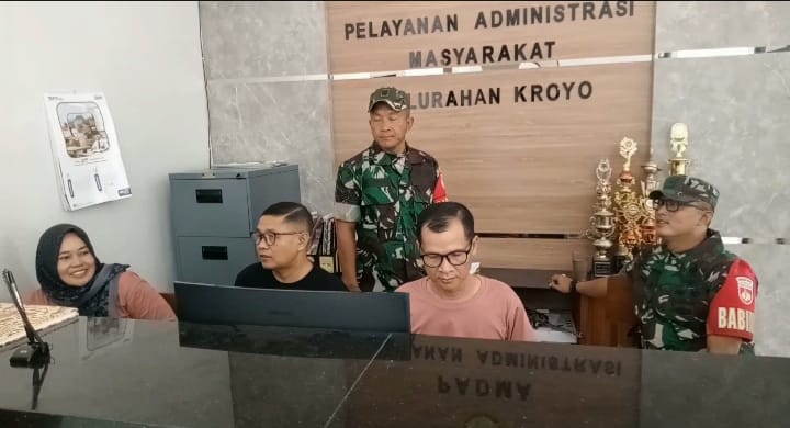 Babinsa Laksanakan Puanter di Kantor Desa, Jalin Sinergitas dengan Aparatur Desa