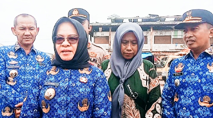Elfianah Sidak Pasar KTM, Peringatkan Oknum Pungli