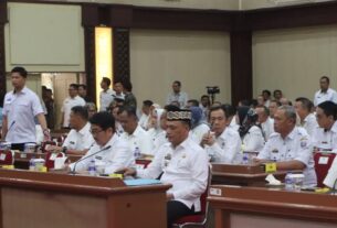 Bupati dan Wakil Bupati Lampura Hadiri Rapat Koordinasi di Pemprov