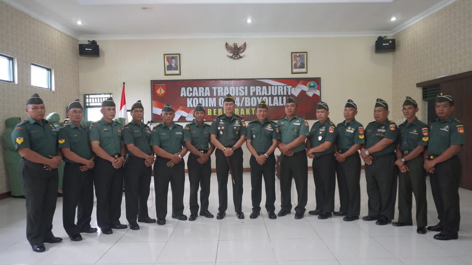 Dandim Apresiasi Prajurit Yang Melaksanakan Purna Tugas