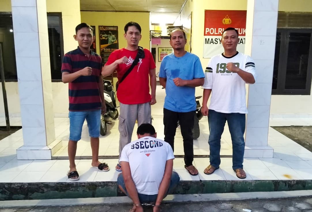 Dua Pelaku Curat Spesialis Bongkar Warung Ditangkap Polsek Penawartama