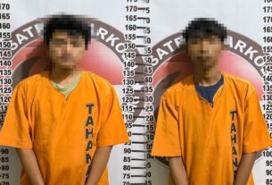 Gasak Narkoba di Lapo Tuak, Polres Tulang Bawang Tangkap Dua Pengedar Sabu dan Sita 20 Paket Siap Edar