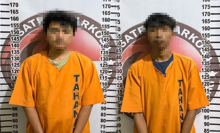 Gasak Narkoba di Lapo Tuak, Polres Tulang Bawang Tangkap Dua Pengedar Sabu dan Sita 20 Paket Siap Edar