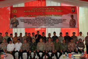 Kapolres Tubaba Kunker ke Dua Polsek, Ajak Jaga Kamtibmas dan Sinergitas