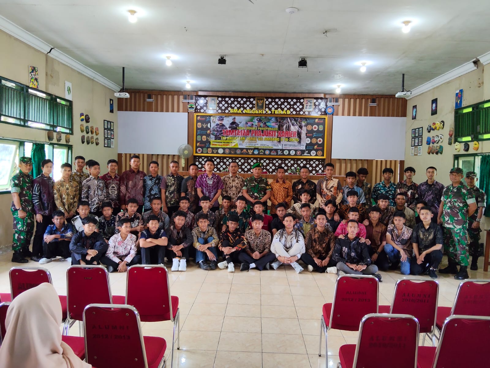 Koramil Teras Sosialisasikan Rekruitmen TNI AD