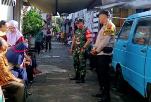 Masih Suasana Fitri, Babinsa Kratonan Mengedepankan Silaturahmi dengan Warga