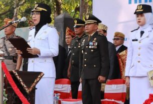 Pemkab Way Kanan Gelar Upacara Peringatan HUT Ke-26, Teguhkan Komitmen Menuju Way Kanan Mandiri Dan Sejahtera