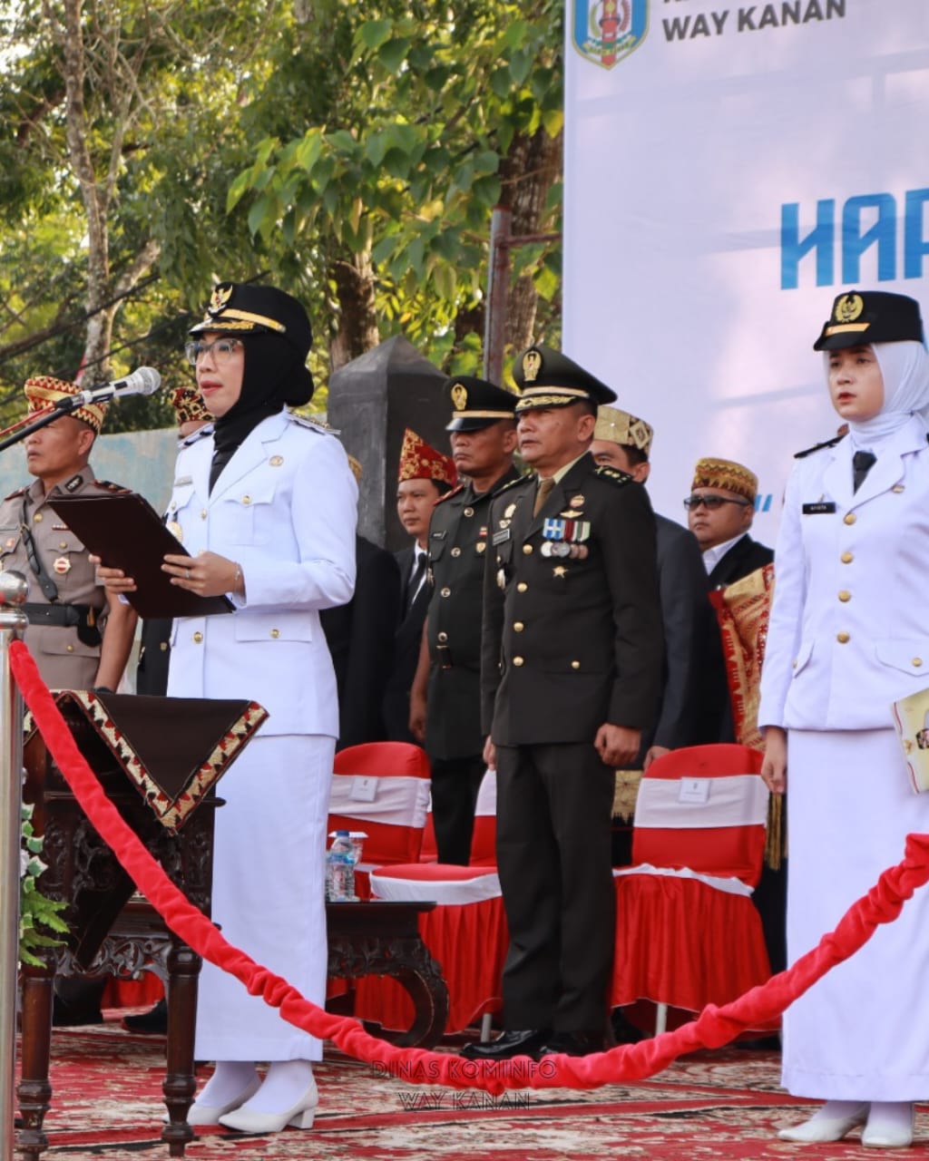 Pemkab Way Kanan Gelar Upacara Peringatan HUT Ke-26, Teguhkan Komitmen Menuju Way Kanan Mandiri Dan Sejahtera
