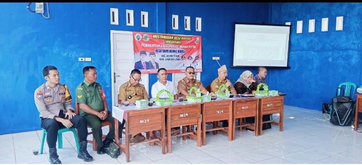 Pengurus Koperasi Merah Putih Desa Bumi Agungmarga Resmi Terbentuk