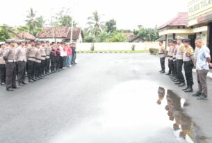Polres Tulang Bawang Kerahkan 70 Personel Gabungan Lakukan Patroli Wisata, Berikut Lokasi Sasarannya