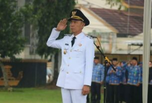 Romli Pimpin Upacara Peringatan Hari Otonomi Daerah ke-XXIX Tahun 2025