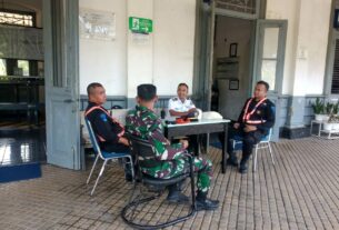 Stasiun Telawa Tak Luput Dari Pantauan Babinsa Juwangi