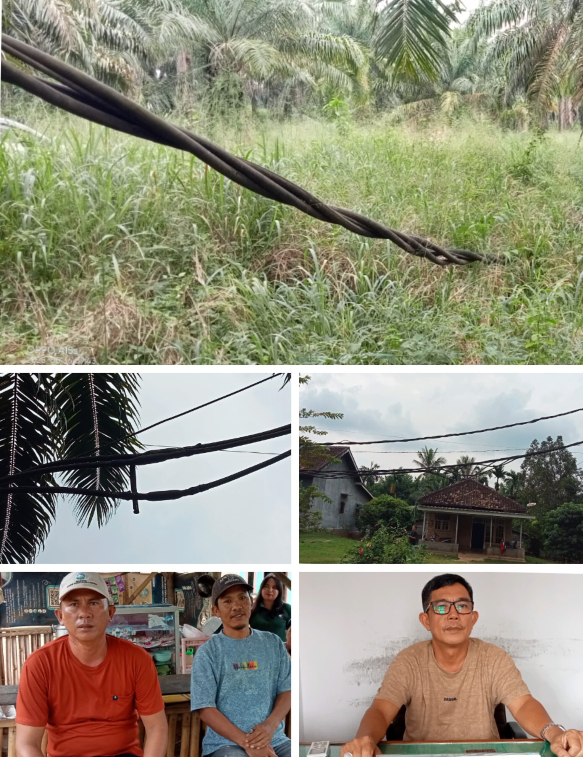 "Warga Resah, Kabel PLN Menjuntai Bahayakan Nyawa"