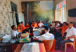Dinas Kominfo Way Kanan Sosialisasikan Internet Sehat Dan UU ITE Kepada BPBD