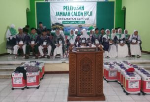 Koramil Cepogo Turut Hadiri Pelepasan Jemaat Haji