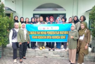 Persit KCK Koramil 04/Jebres Adakan Pertemuan Rutin Sekaligus Gelar Cek Kesehatan Gratis