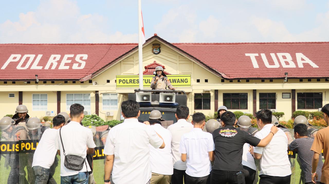 Polres Tulang Bawang Gelar Latkatpuan Dalmas Jelang Pengamanan May Day, Ini Tujuannya