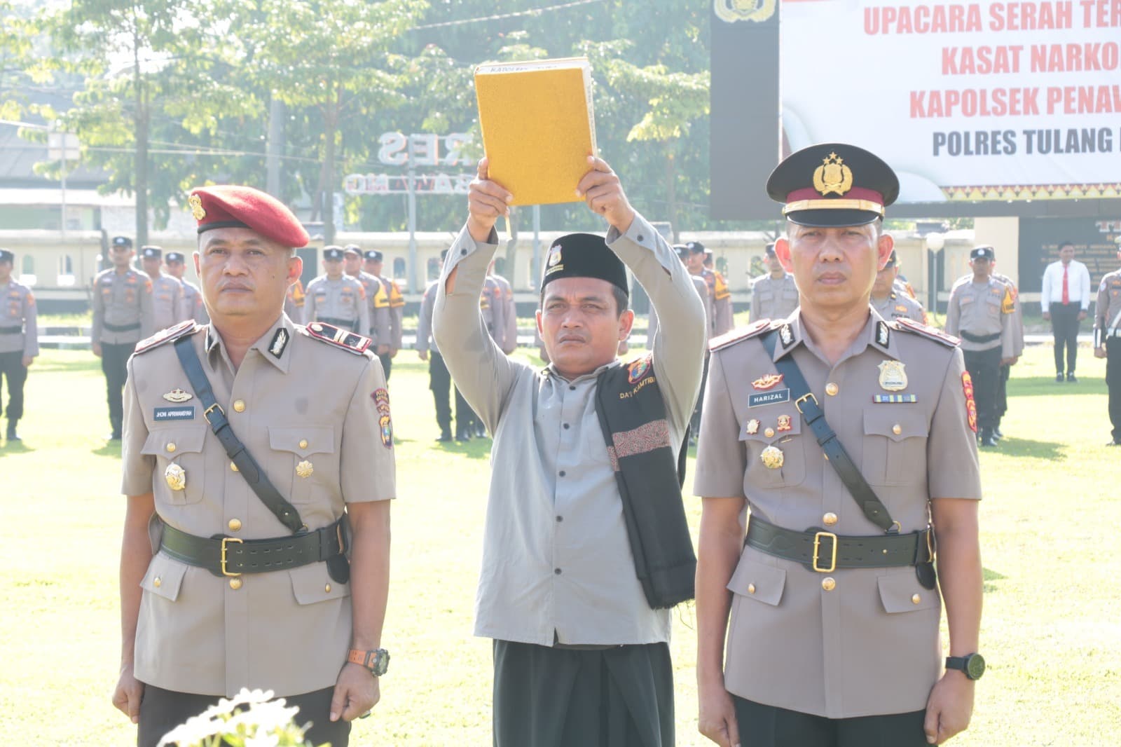 Kapolres Pimpin Sertijab Kasat dan Kapolsek