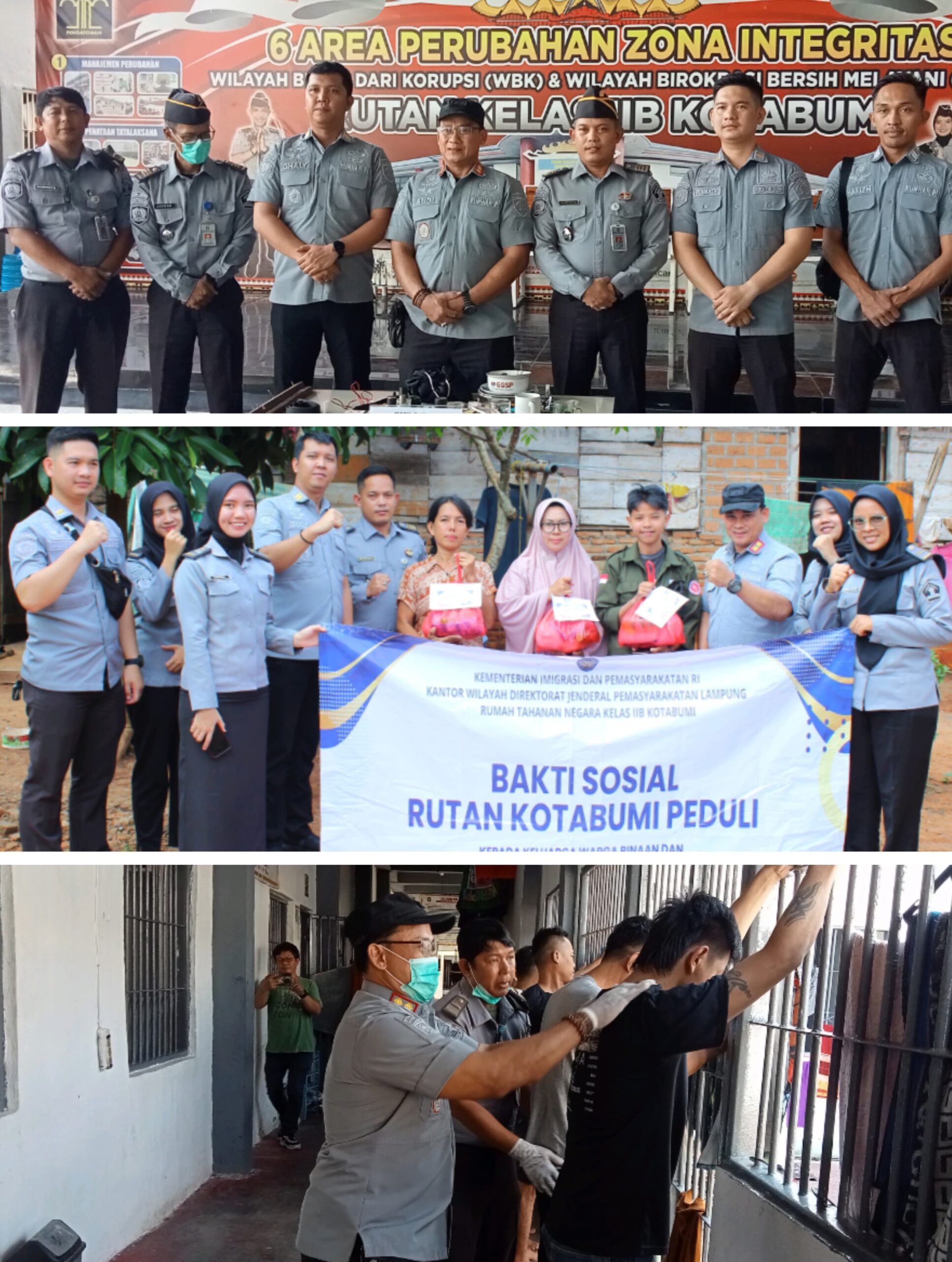 Rutan Kotabumi Gelar Baksos Dan Razia Kamar Hunian