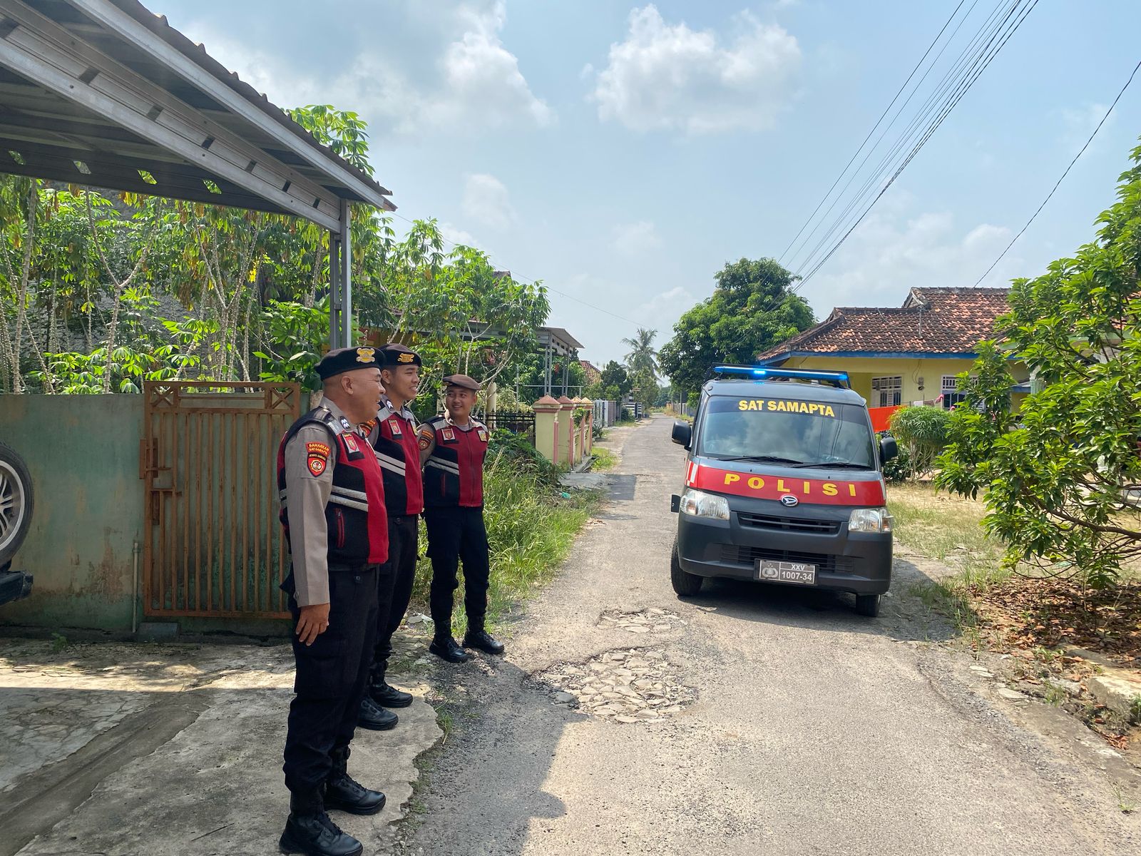 Samapta Polres Tulang Bawang Gelar Patroli Kota Presisi di Wilayah Menggala, Berikut Sasarannya