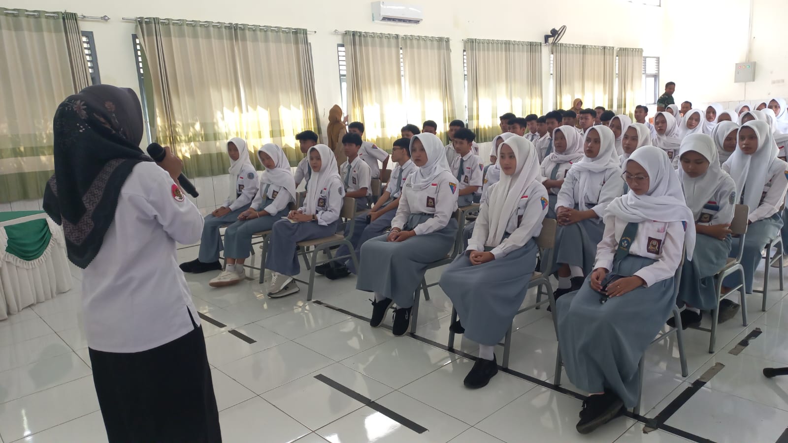 Satgas TMMD, Sosialisasikan Bahaya Narkoba dan Pernikahan Dini