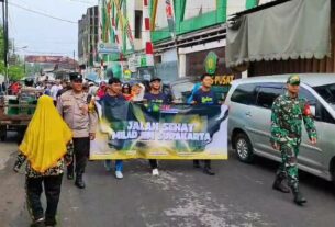 Serda Ichsan, Takkan Kendur Walau Hari Libur, Setia Amankan Jalan Sehat Milad IIM ke-46