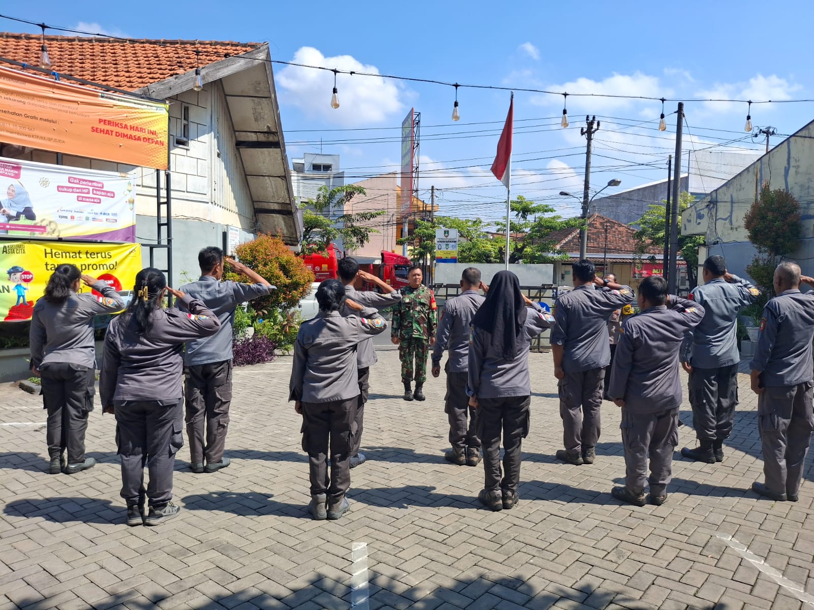Serda Tito, Pembentukan Karakter Sikap Dan Mental Linmas Harus Selalu Dilatih Oleh Babinsa