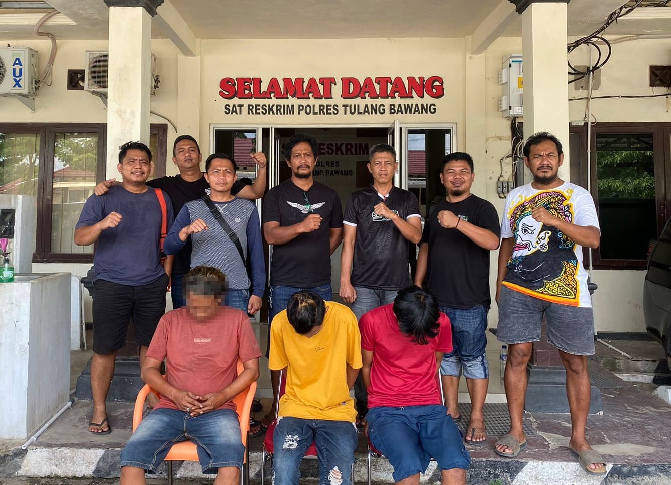 Tekab 308 Presisi Polres Tulang Bawang Tangkap Tiga Pelaku Curat Rumah, Salah Satunya Residivis
