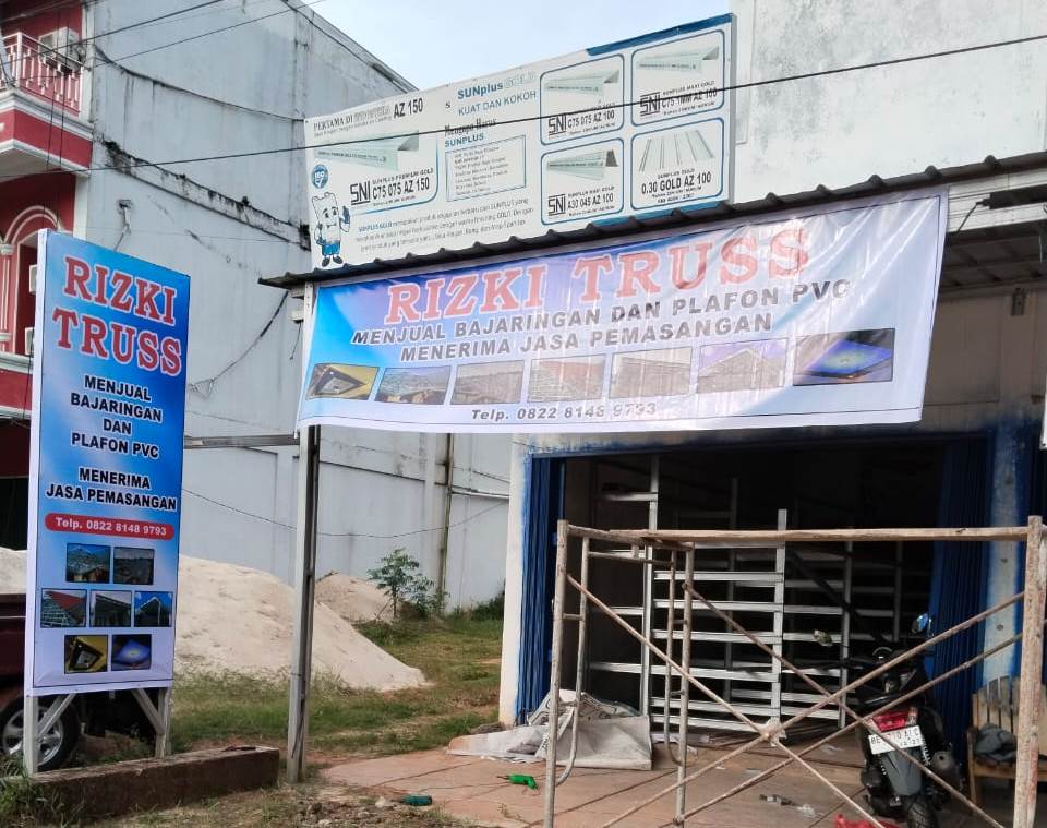 Rizki Truss Hadir, Siap Layani Baja Ringan dan Plafon