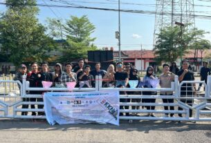 AMPUBA Gelar Aksi Gantung Celana Dalam dan BH di Depan Pemkab Muba, Tuntut Penindakan Tegas Terhadap Pejabat PT MEP