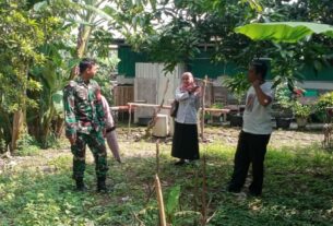 Dari Lahan Kosong Bantaran Sungai Makam Bergolo Serengan, Serda Ichsan Pelopori Barisan Ketahanan Pangan Untuk Negeri