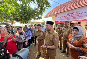 Gubernur Lampung Resmikan Program Desaku Maju di Lampura
