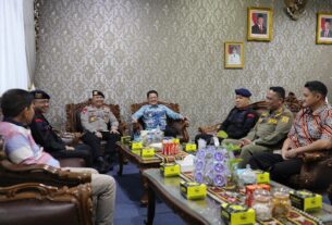 Pemprov Lampung Sambut Hangat Danpas Brimob I Sumatera Brigjen Pol. Anang Sumpena, Perkuat Koordinasi Menjaga Stabilitas Wilayah