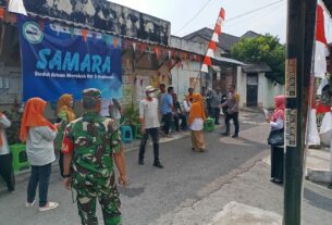 Peran Serta Babinsa Kratonan Dalam Lomba PHBS Kota Surakarta