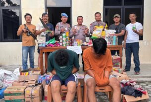 Polsek Menggala Tangkap Dua Pelaku Curat Toko Sembako, Salah Satunya Berstatus Pelajar