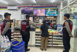 Samapta Polres Tulang Bawang Optimalkan Patroli Malam di Wilayah Pasar Unit 2, Berikut Sasaran dan Tujuannya