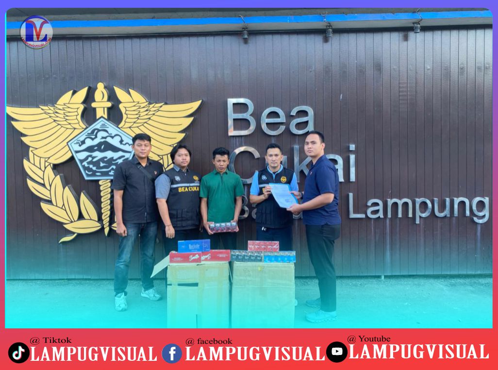 Sat Reskrim Polres Lampura Amankan Penjual Rokok Ilegal