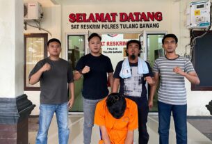 Sempat Kabur dan Bersembunyi, Pelaku Curi Sapi Ditangkap Tekab 308 Presisi Polres Tulang Bawang