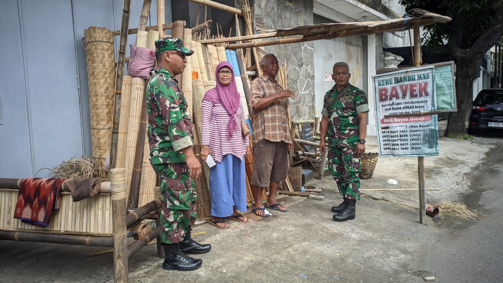Tanamkan Semangat dan Harapan Lewat Sentuhan Kemanusiaan, Babinsa Kratonan Rangkul & Motivasi Pelaku UMKM