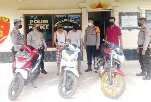 Polsek Banjar Agung Dibantu Warga Tangkap Dua Pelaku Percobaan Curanmor