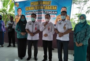 Kasim resmi Jabat Camat Abung Tengah